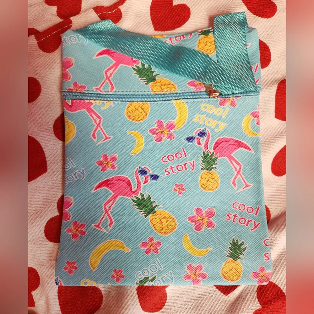 10/$20 Fruit Flamingo Zipper Crossbody